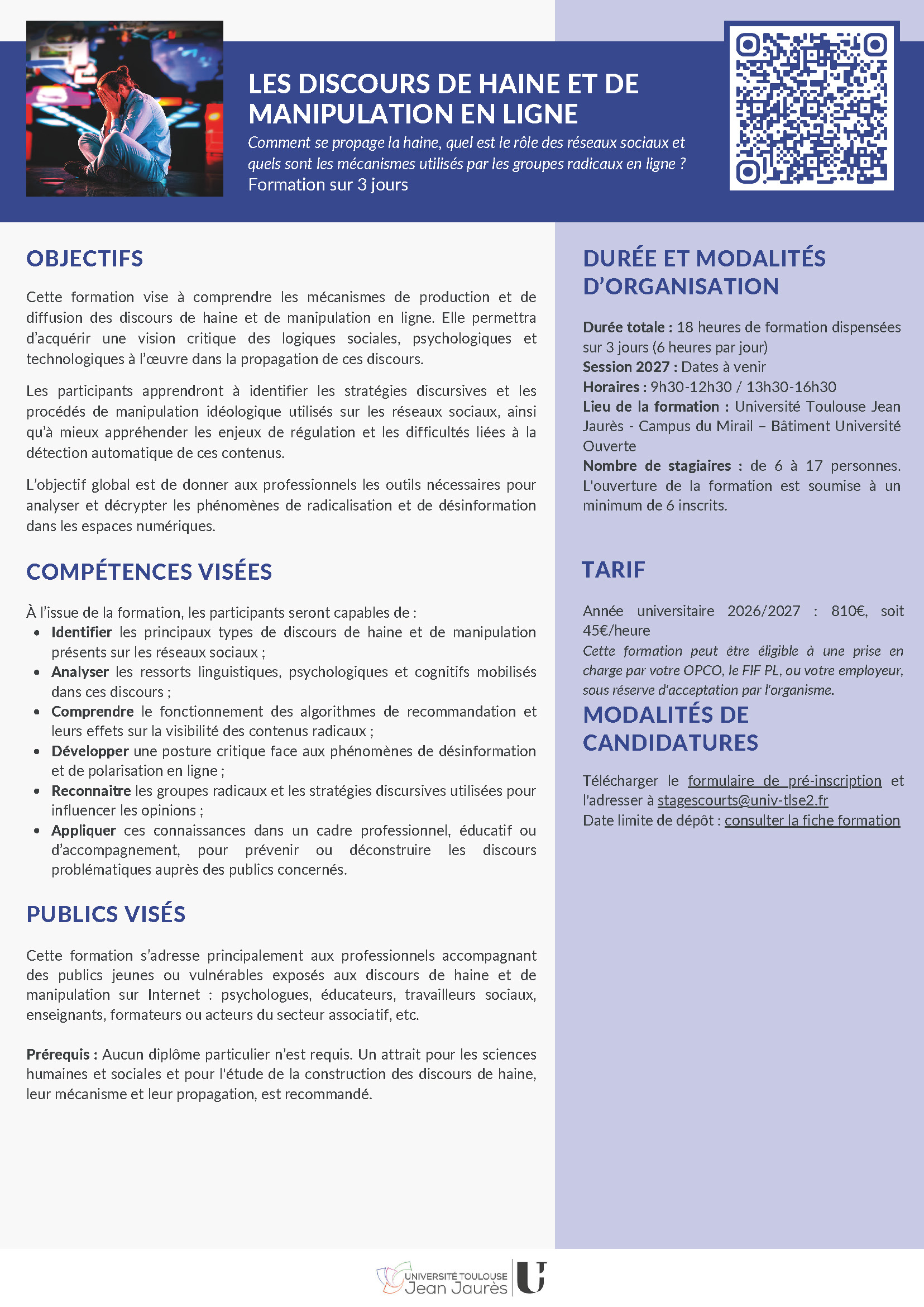 Cycle court Haine en ligne SFCA