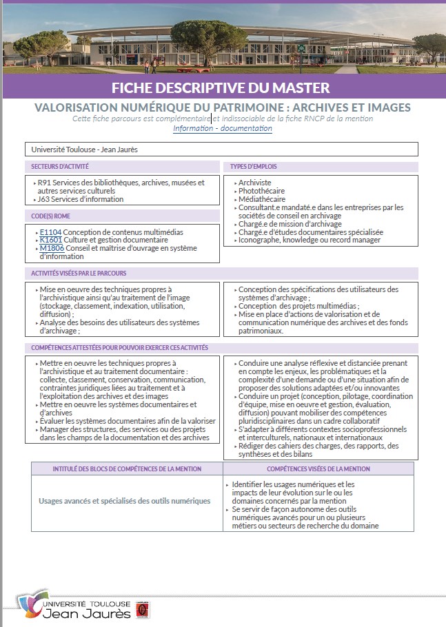 Image Fiche descriptive Master VALARI