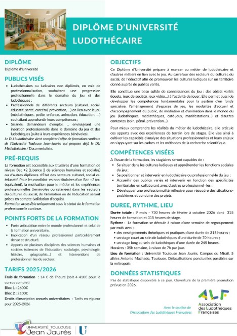Image Plaquette Du Ludothécaire