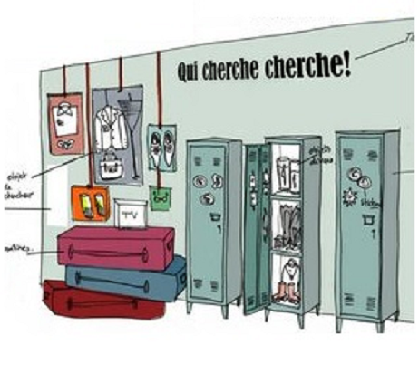 vestiaire vert